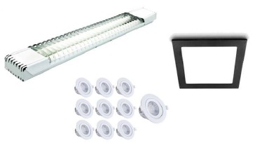 Luminárias Diversas e Spots